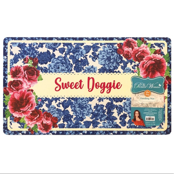 Pioneer Woman Matching Feeding Mat and Bowl Set - Picture 3 of 7